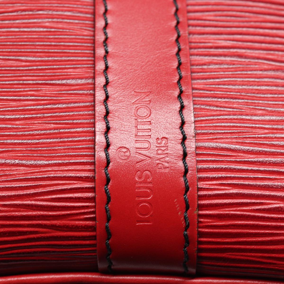 LOUIS VUITTON Epi Petit Noe Shoulder Bag Red M44107 LV 78053