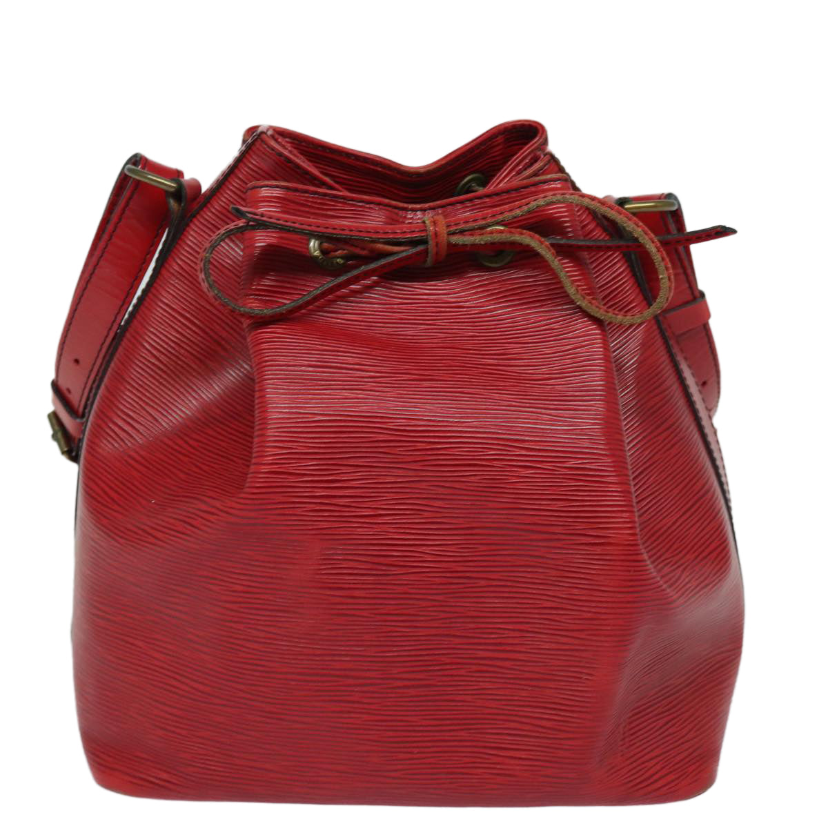 LOUIS VUITTON Epi Petit Noe Shoulder Bag Red M44107 LV 78053