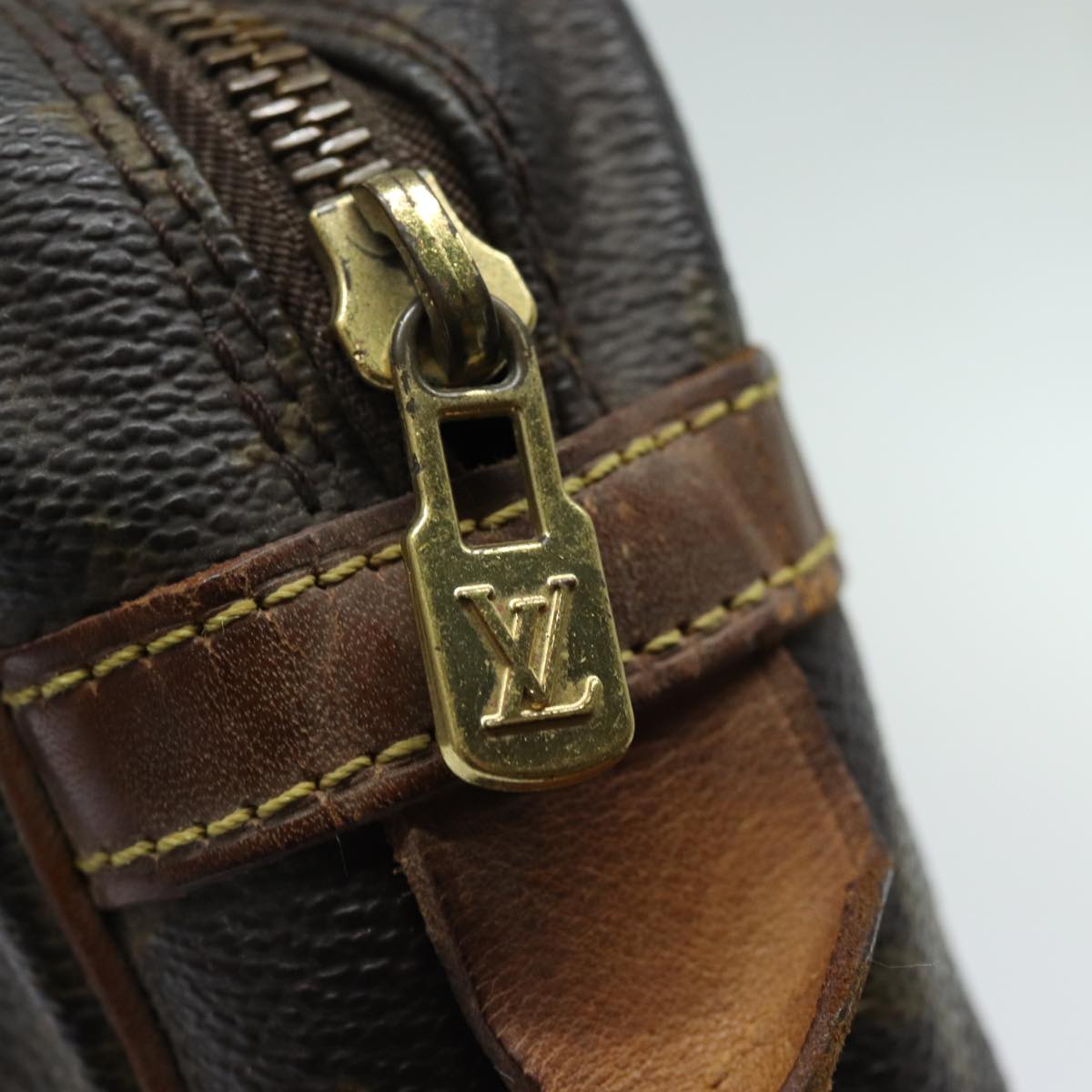 LOUIS VUITTON Monogram Compiegne 28 Clutch Bag M51845 LV 78057