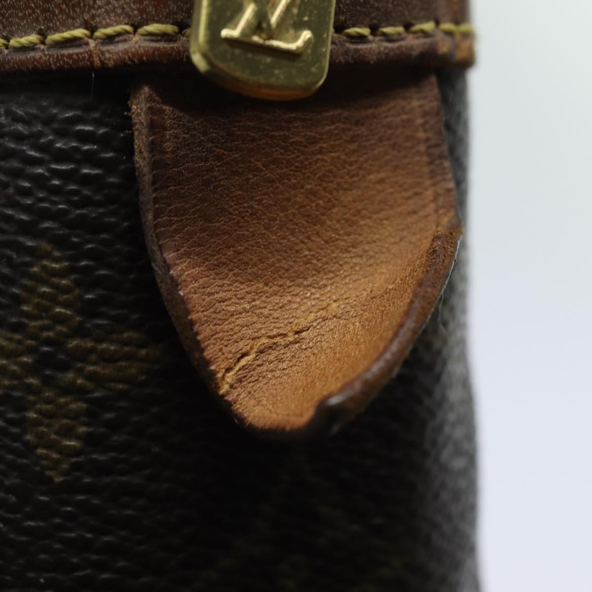 LOUIS VUITTON Monogram Compiegne 28 Clutch Bag M51845 LV 78057