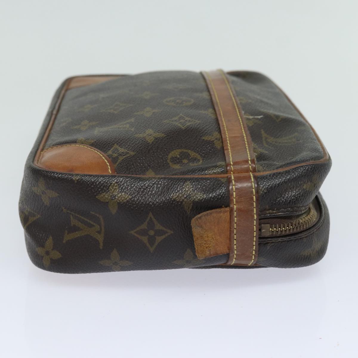 LOUIS VUITTON Monogram Compiegne 28 Clutch Bag M51845 LV 78057