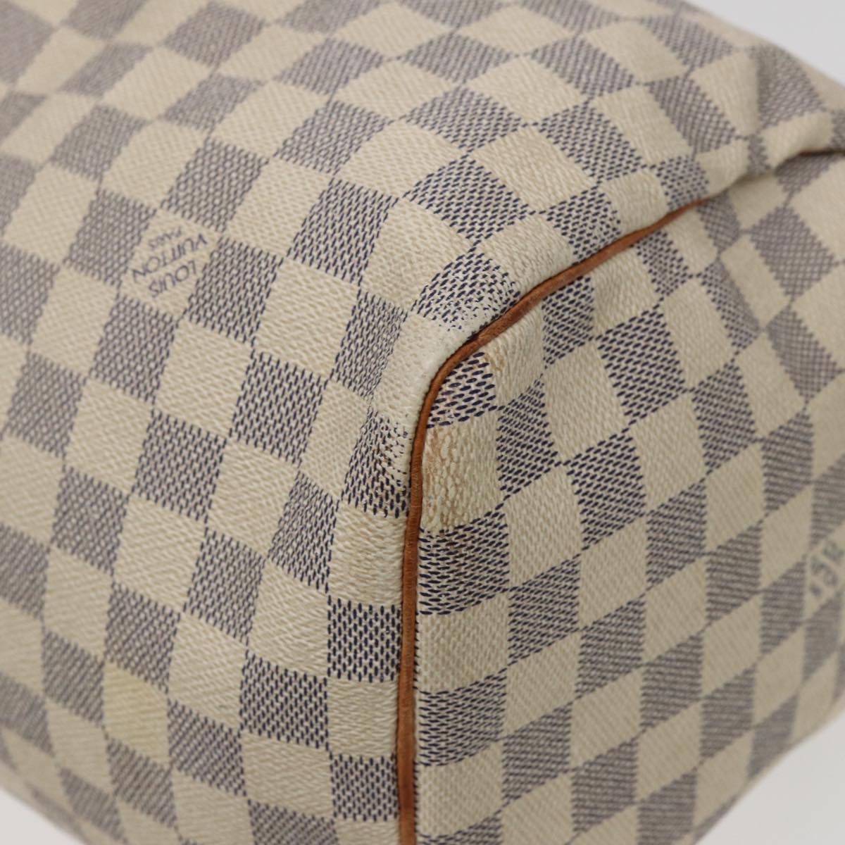 LOUIS VUITTON Damier Azur Speedy 30 Hand Bag N41533 LV 78068