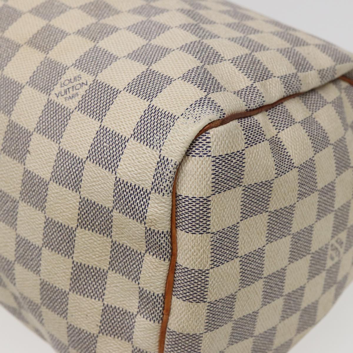 LOUIS VUITTON Damier Azur Speedy 30 Hand Bag N41533 LV 78068