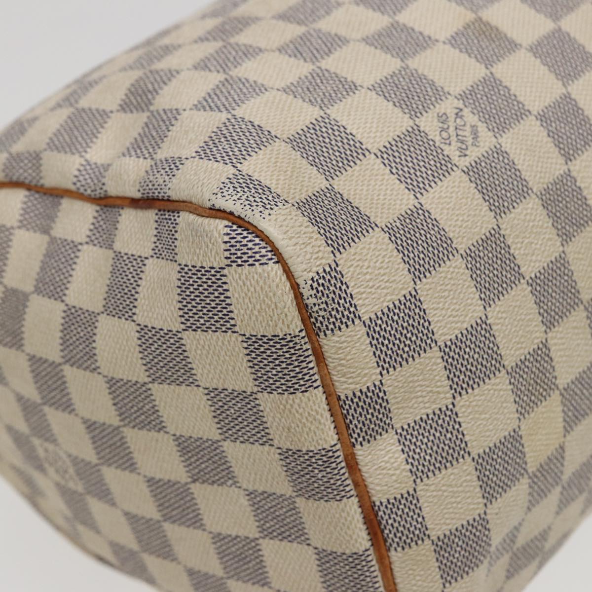 LOUIS VUITTON Damier Azur Speedy 30 Hand Bag N41533 LV 78068