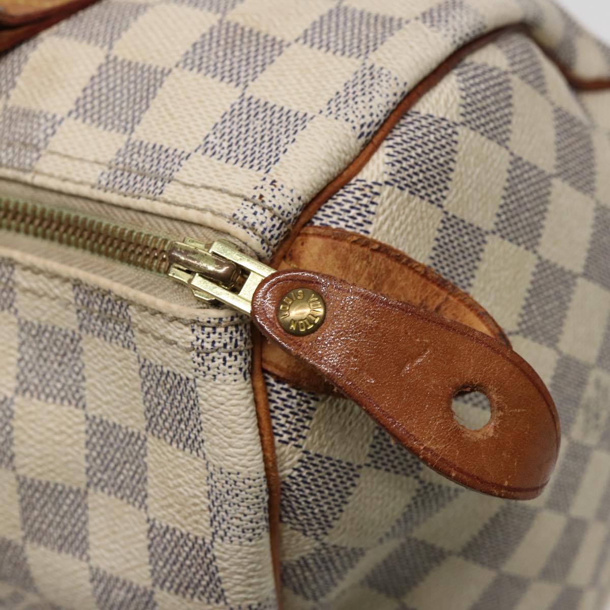 LOUIS VUITTON Damier Azur Speedy 30 Hand Bag N41533 LV 78068