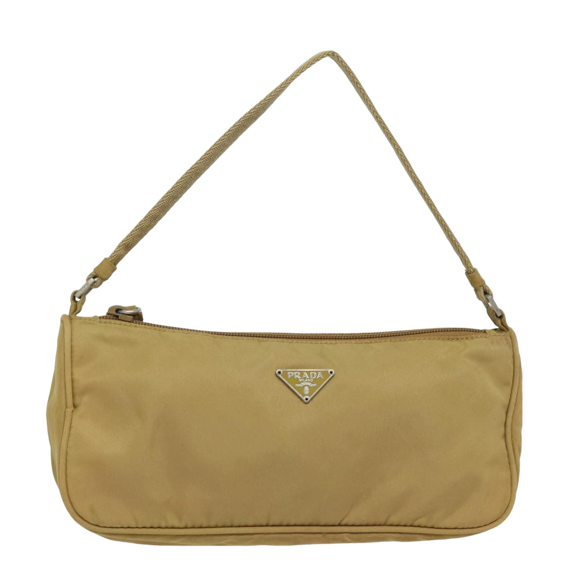 Luxury PradaAccessory Pouch Nylon Beige 78075
