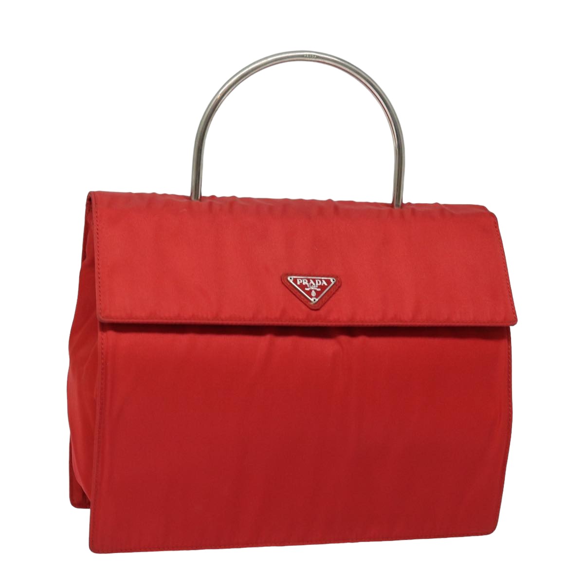 Luxury PradaHand Bag Nylon Red 78079