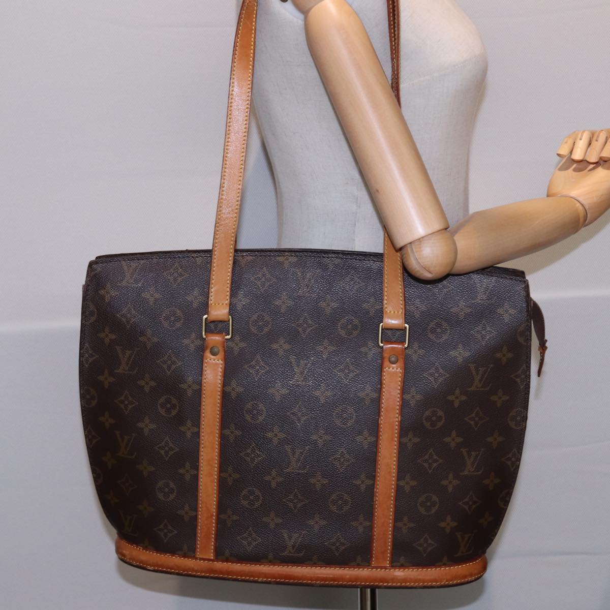 LOUIS VUITTON Monogram Babylone Tote Bag M51102 LV 78155