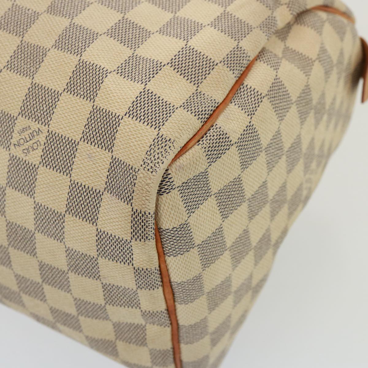 LOUIS VUITTON Damier Azur Speedy 30 Hand Bag N41533 LV 78201