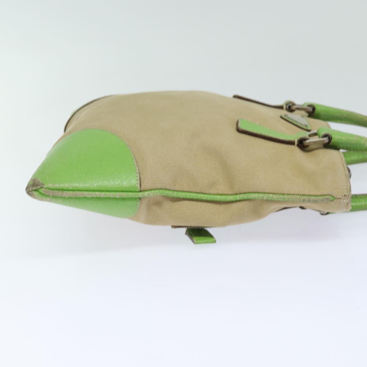 Luxury PradaHand Bag Canvas Beige 78255