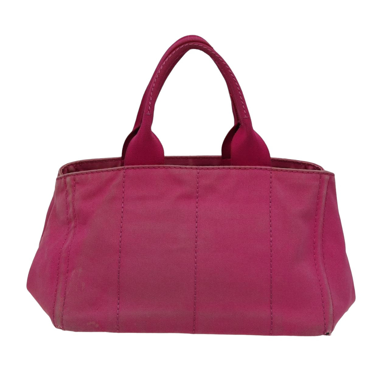 Luxury PradaCanapa MM Hand Bag Denim Pink 78268