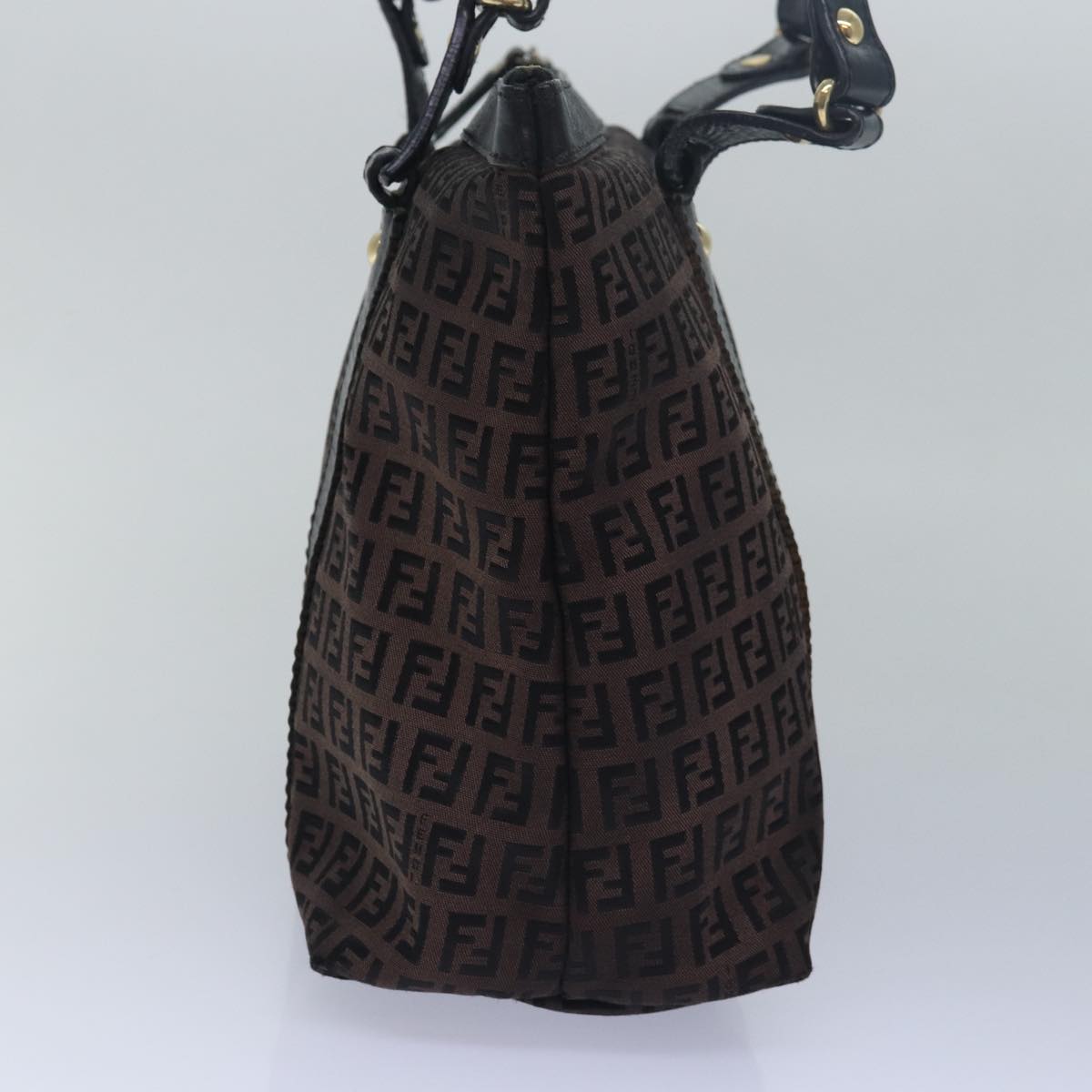 Luxury Fendi Zucca Canvas Tote Bag Brown Black78278