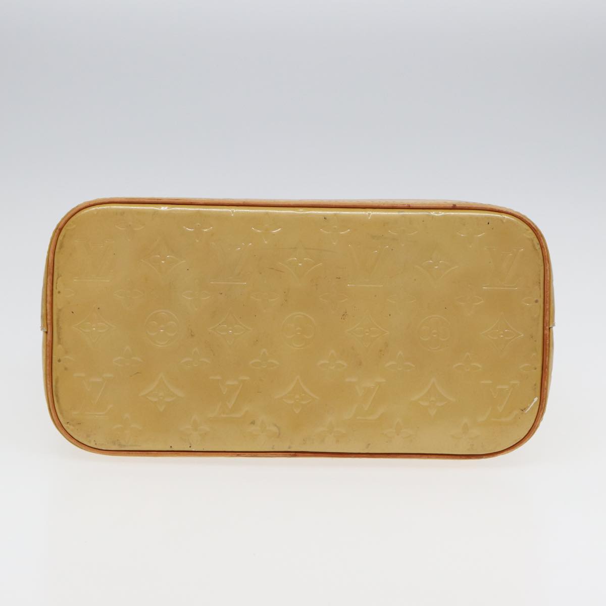 LOUIS VUITTON Monogram Vernis Houston Hand Bag Beige M91004 LV 78296