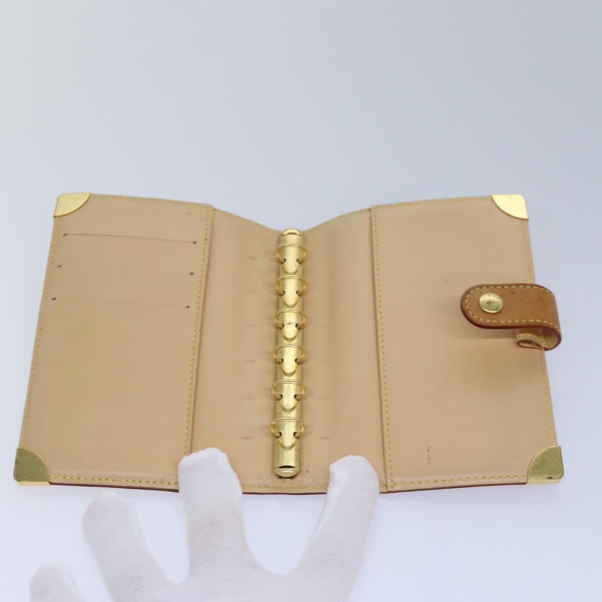 LOUIS VUITTON Multicolor Agenda PM Day Planner Cover White R21074 LV 78352