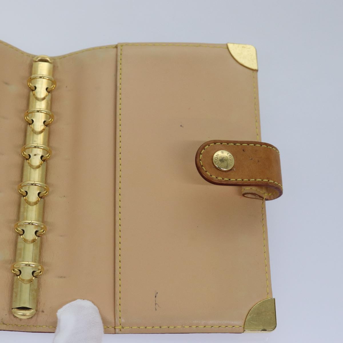 LOUIS VUITTON Multicolor Agenda PM Day Planner Cover White R21074 LV 78352