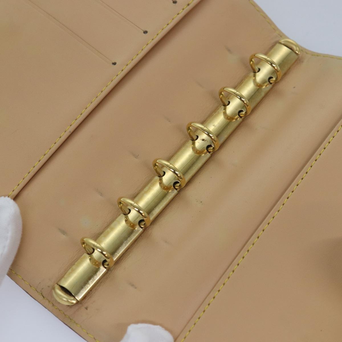 LOUIS VUITTON Multicolor Agenda PM Day Planner Cover White R21074 LV 78352