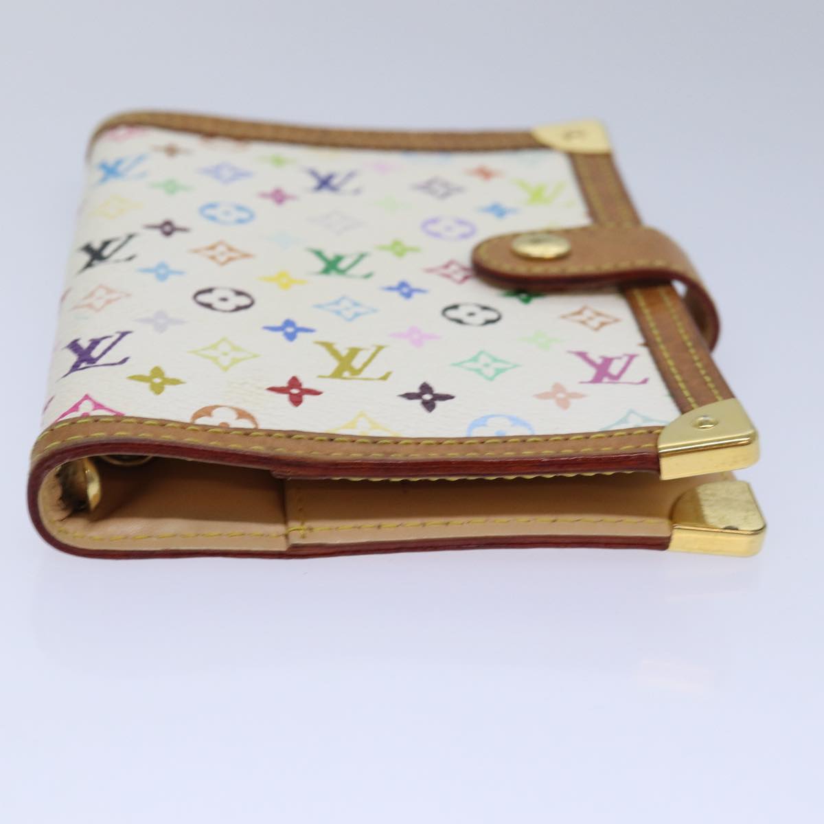 LOUIS VUITTON Multicolor Agenda PM Day Planner Cover White R21074 LV 78352
