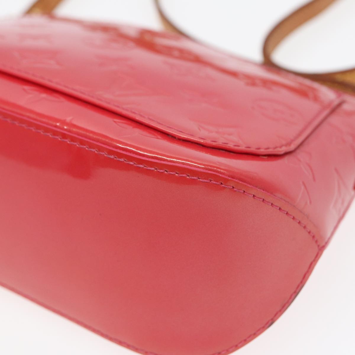 LOUIS VUITTON Monogram Vernis Minna Street Bag Pink Fran Boise M9146F 78353