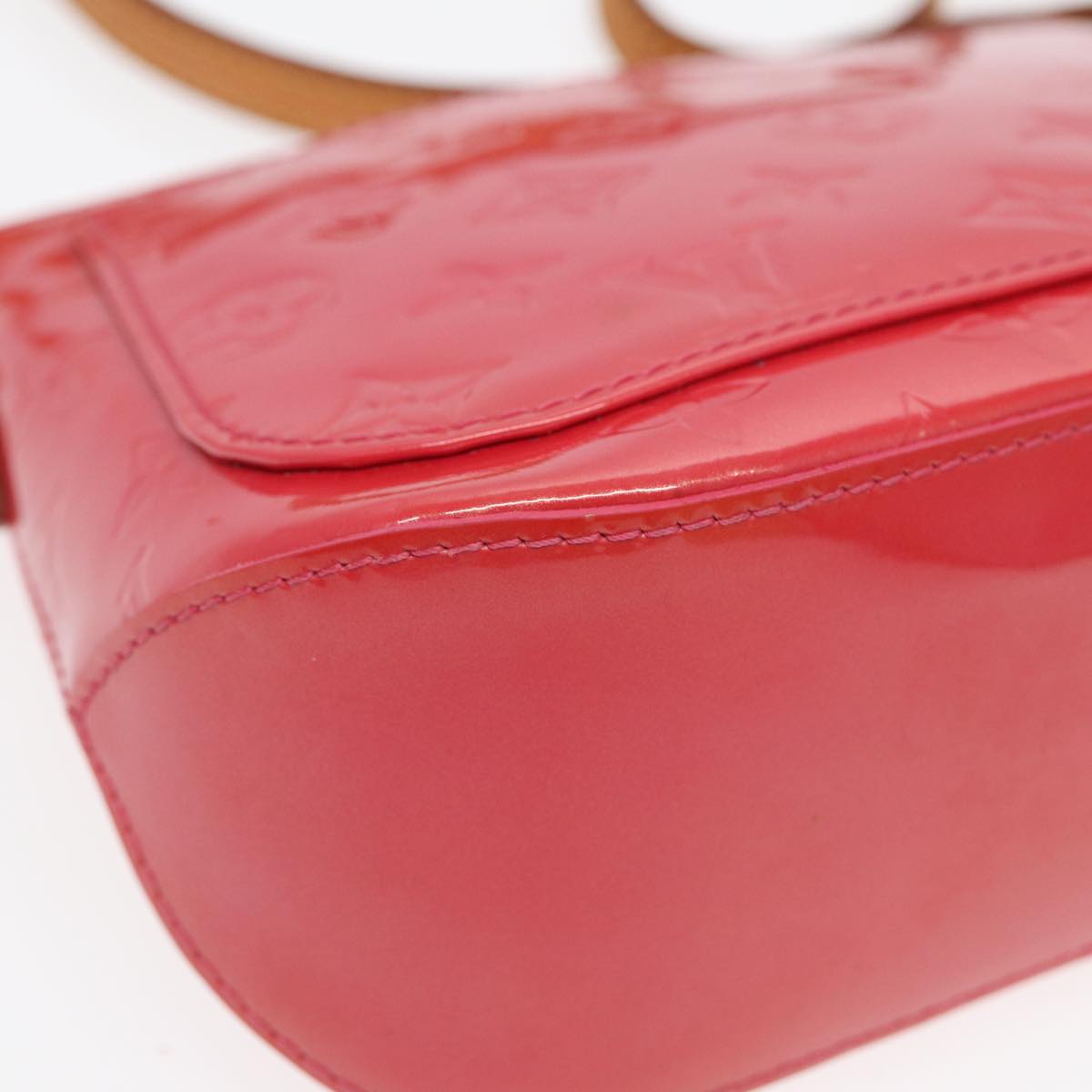 LOUIS VUITTON Monogram Vernis Minna Street Bag Pink Fran Boise M9146F 78353