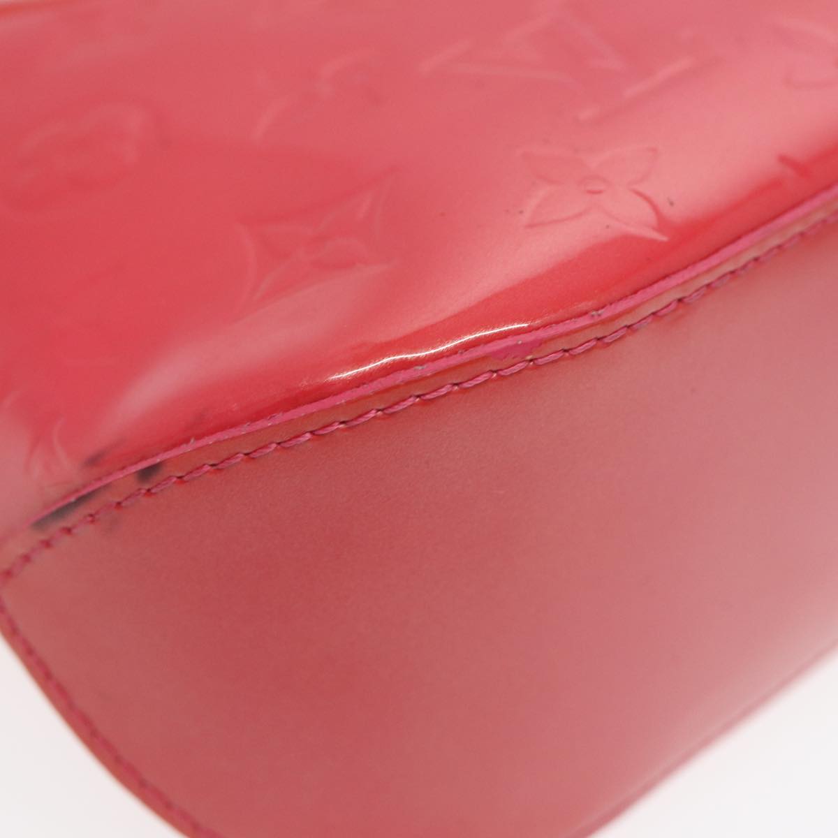 LOUIS VUITTON Monogram Vernis Minna Street Bag Pink Fran Boise M9146F 78353