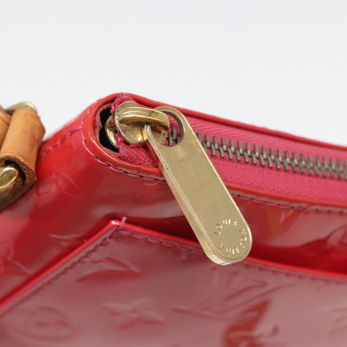 LOUIS VUITTON Monogram Vernis Minna Street Bag Pink Fran Boise M9146F 78353
