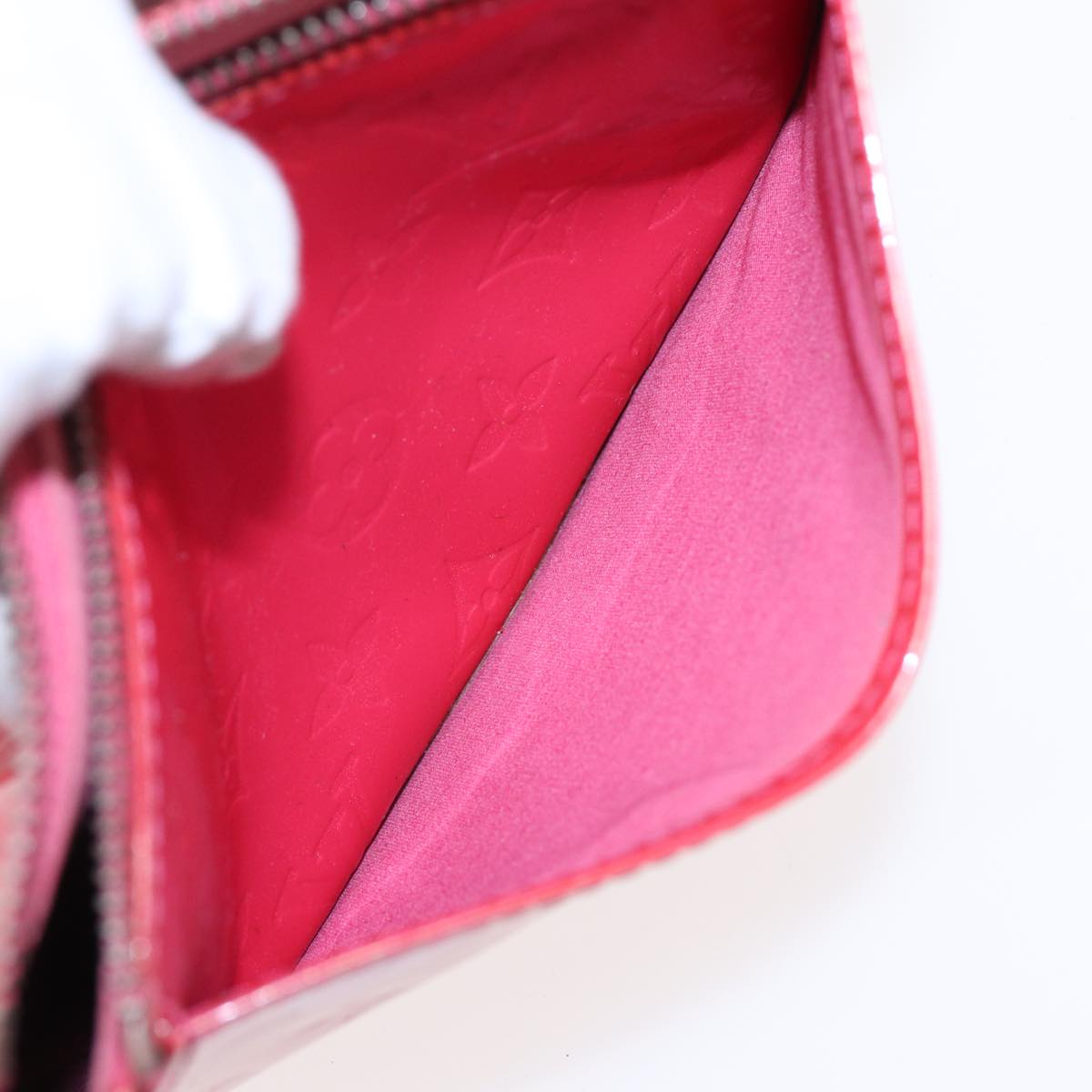 LOUIS VUITTON Monogram Vernis Minna Street Bag Pink Fran Boise M9146F 78353