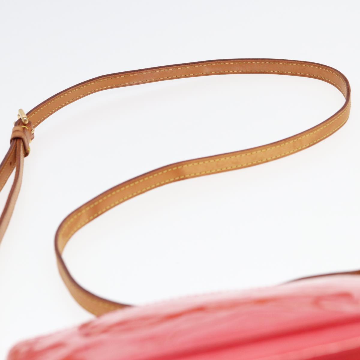 LOUIS VUITTON Monogram Vernis Minna Street Bag Pink Fran Boise M9146F 78353