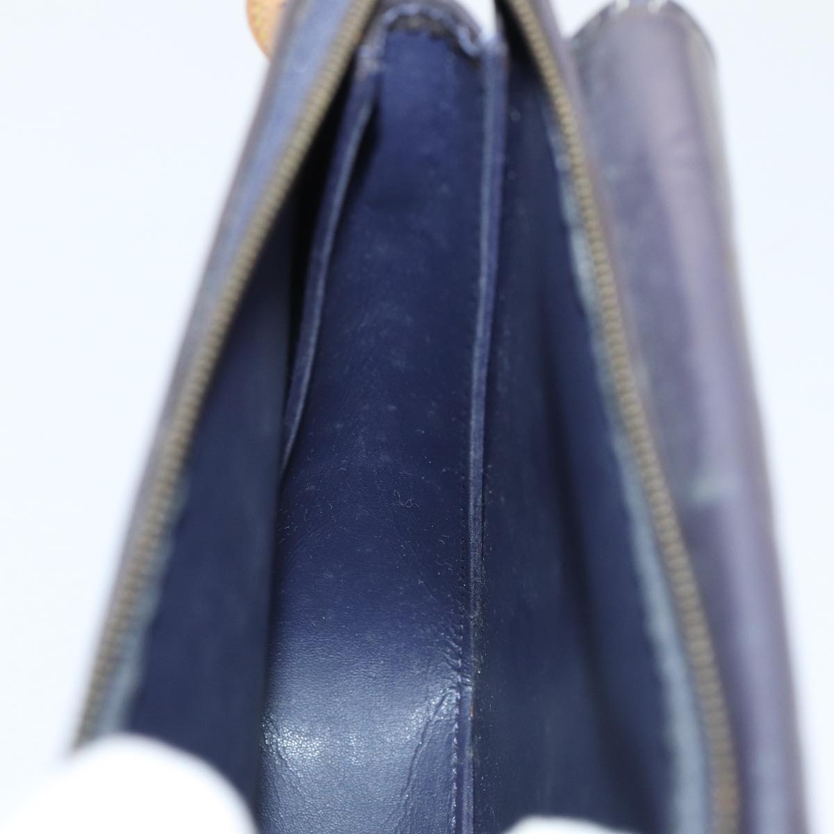 LOUIS VUITTON Monogram Vernis Motto Accessory Pouch Andigo LV 78355