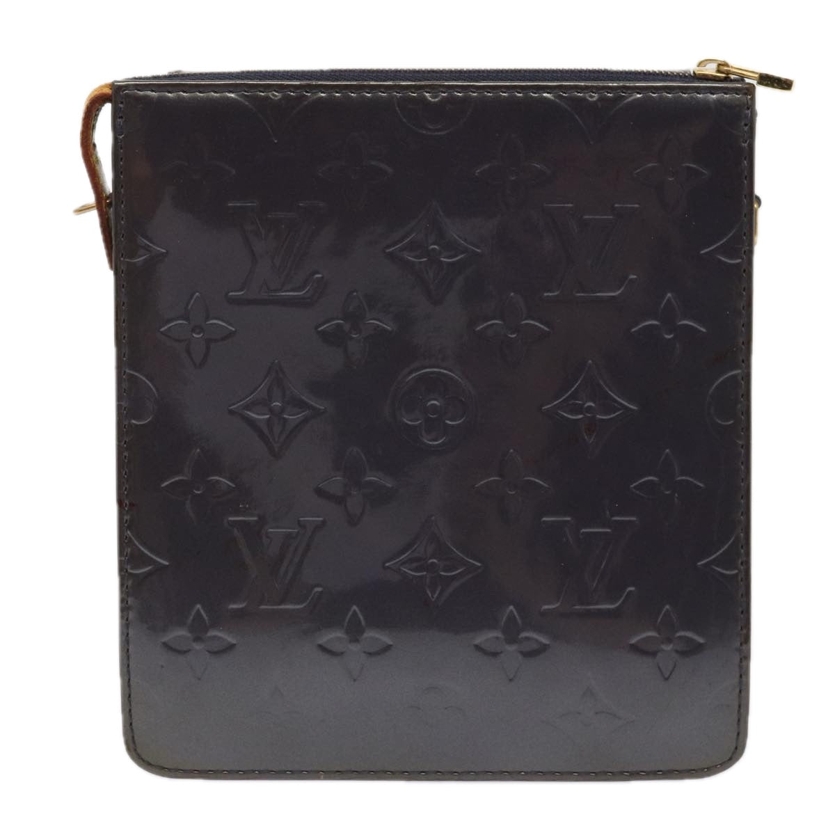 LOUIS VUITTON Monogram Vernis Motto Accessory Pouch Andigo LV 78355