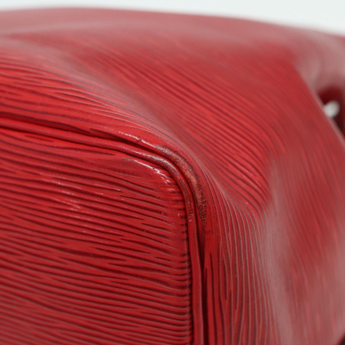 LOUIS VUITTON Epi Petit Noe Shoulder Bag Red M44107 LV 78363