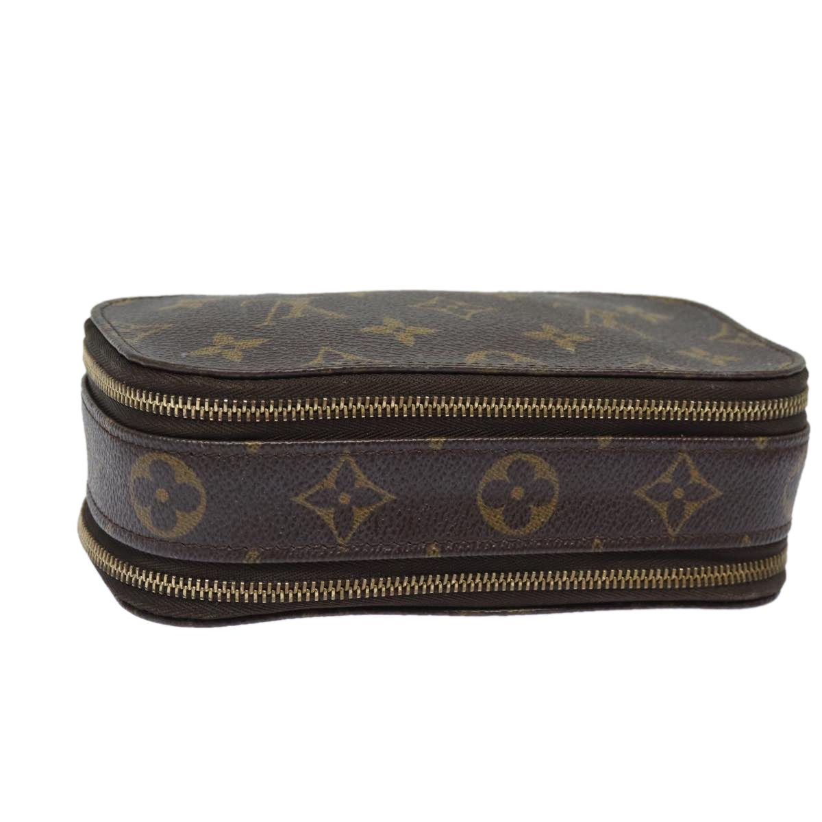 LOUIS VUITTON Monogram Trousse Brush PM Cosmetic Pouch M47510 LV 78379