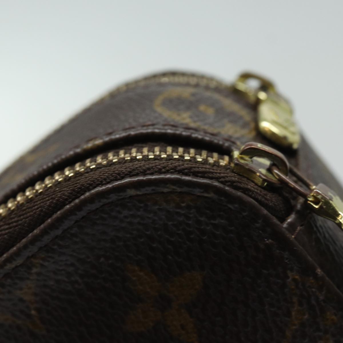 LOUIS VUITTON Monogram Trousse Brush PM Cosmetic Pouch M47510 LV 78379