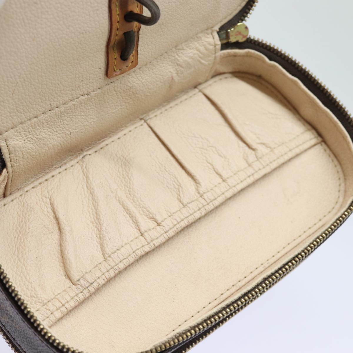 LOUIS VUITTON Monogram Trousse Brush PM Cosmetic Pouch M47510 LV 78379
