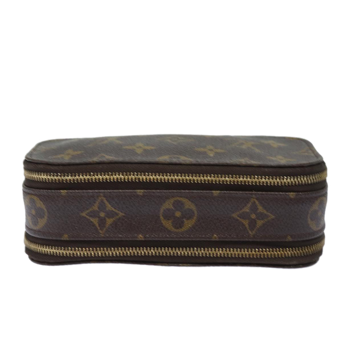 LOUIS VUITTON Monogram Trousse Brush PM Cosmetic Pouch M47510 LV 78379