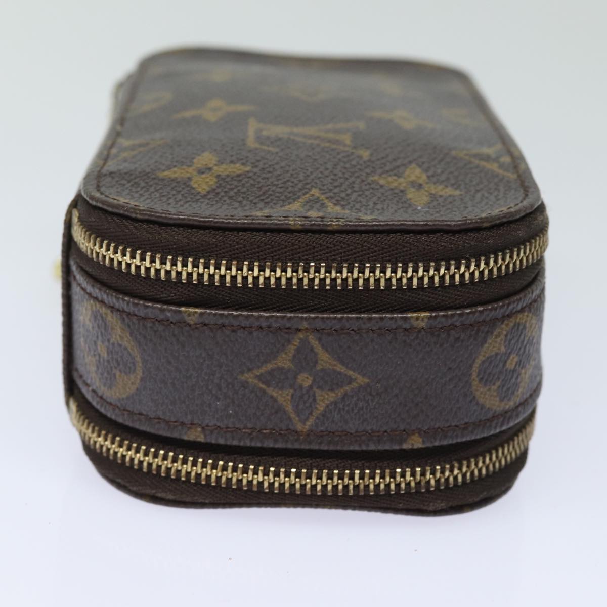 LOUIS VUITTON Monogram Trousse Brush PM Cosmetic Pouch M47510 LV 78379