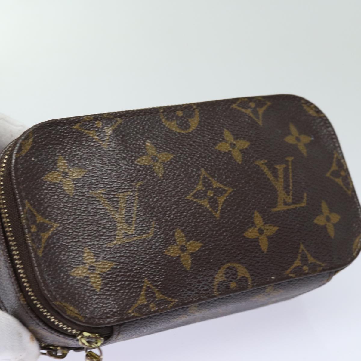 LOUIS VUITTON Monogram Trousse Brush PM Cosmetic Pouch M47510 LV 78379