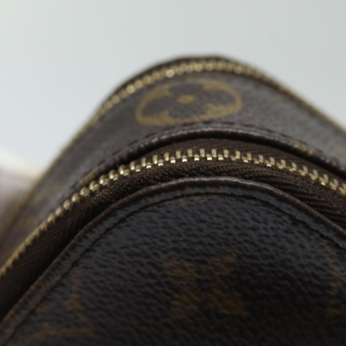 LOUIS VUITTON Monogram Trousse Brush PM Cosmetic Pouch M47510 LV 78379
