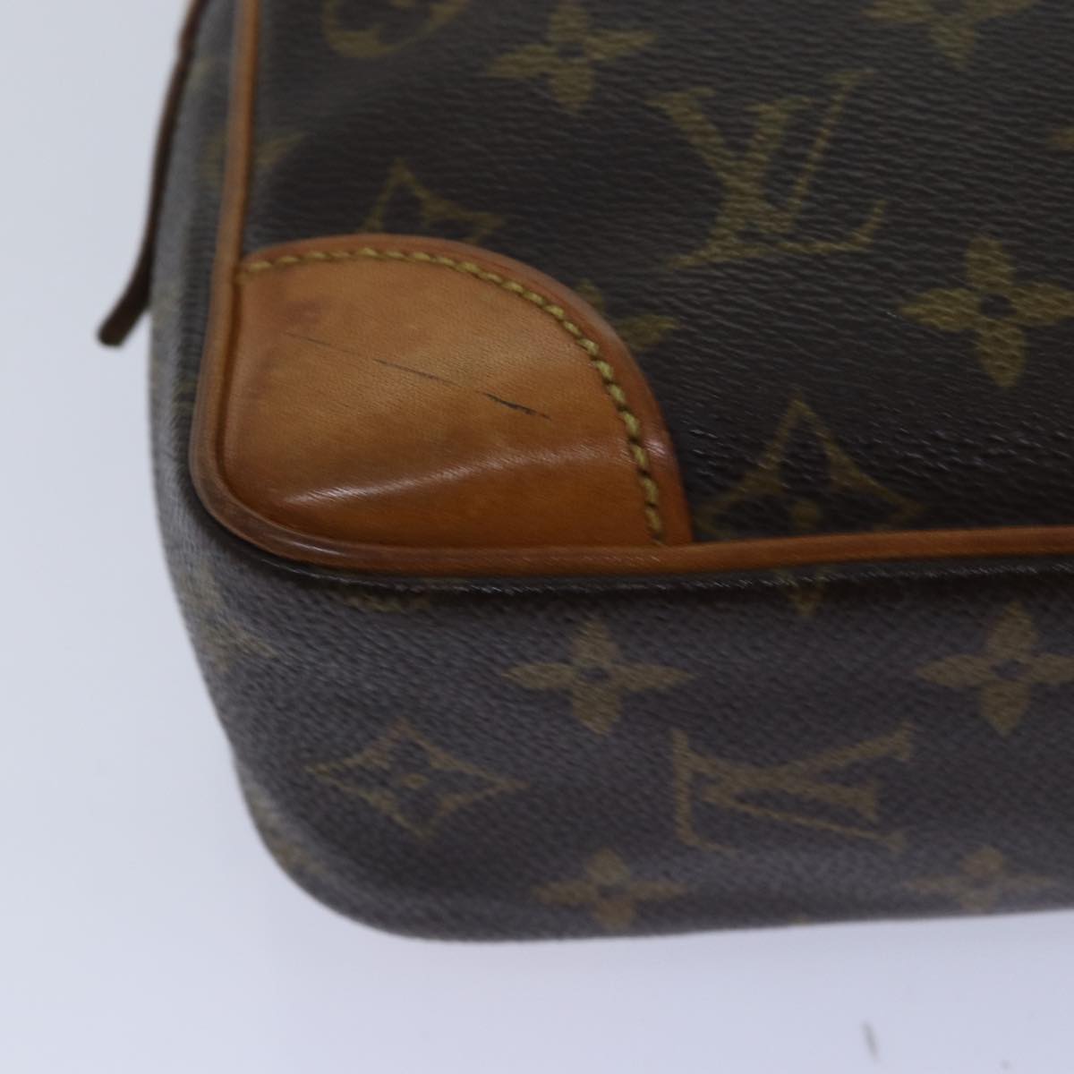 LOUIS VUITTON Monogram Compiegne 28 Clutch Bag M51845 LV 78388