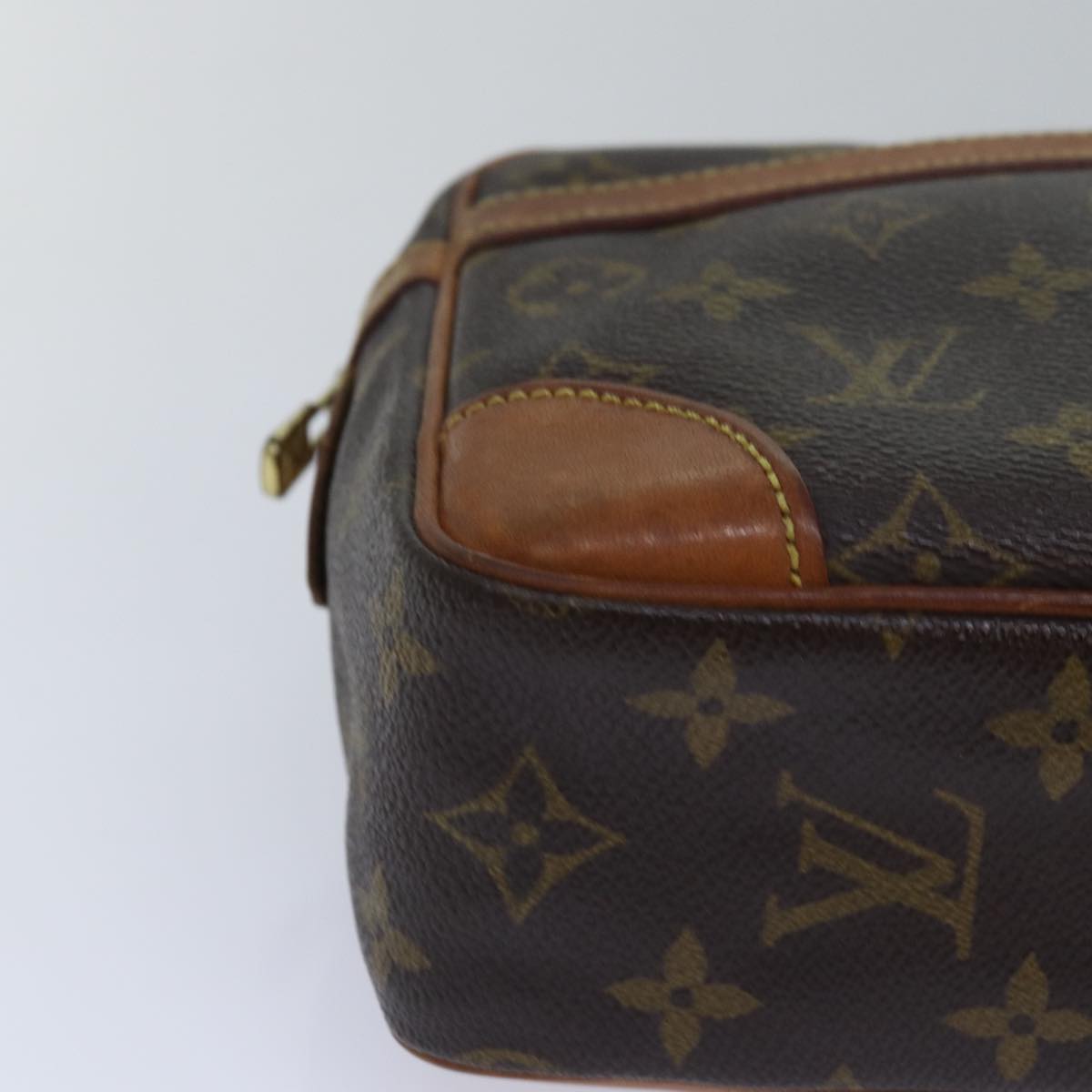 LOUIS VUITTON Monogram Compiegne 28 Clutch Bag M51845 LV 78388