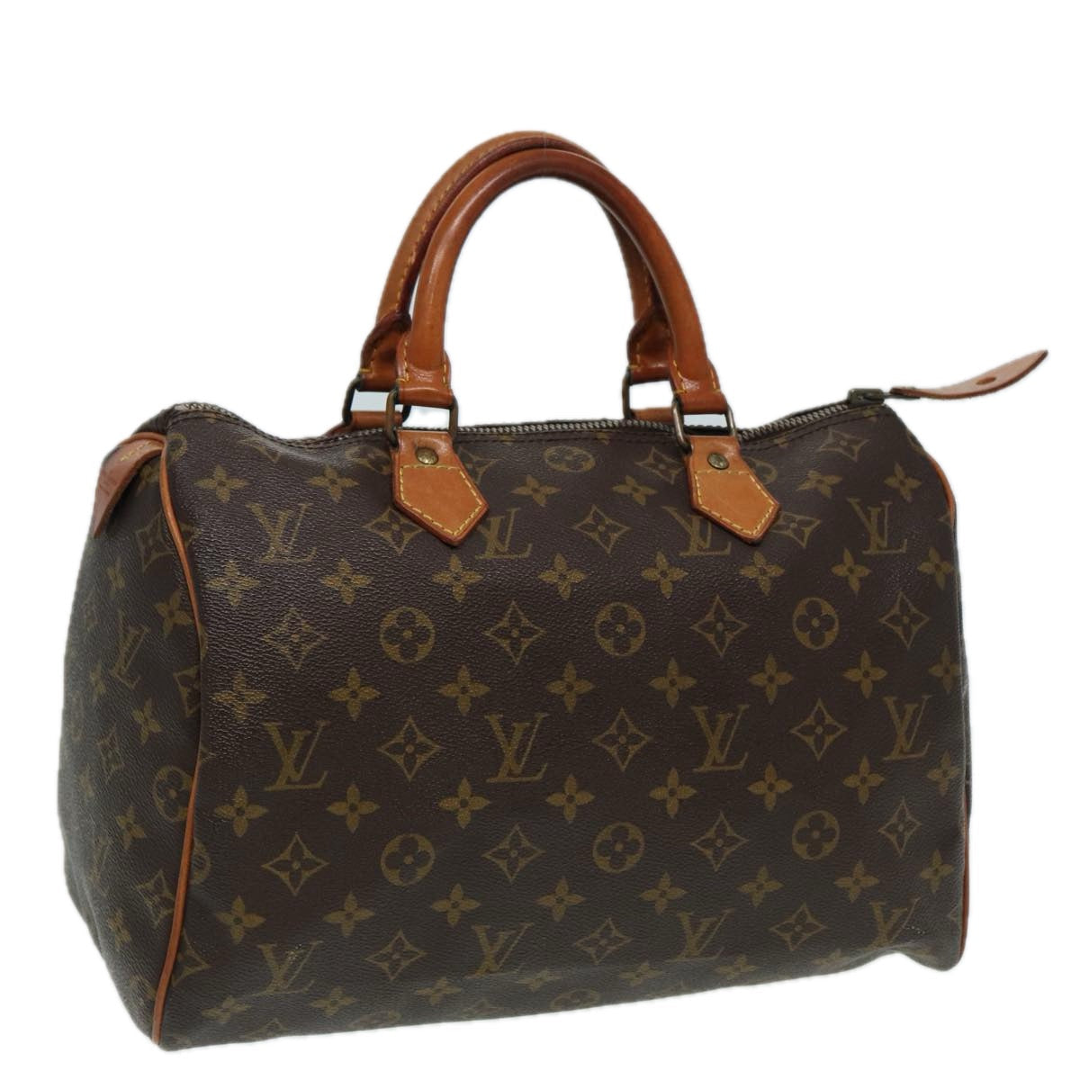 LOUIS VUITTON Monogram Speedy 30 Hand Bag Vintage M41526 LV 78412
