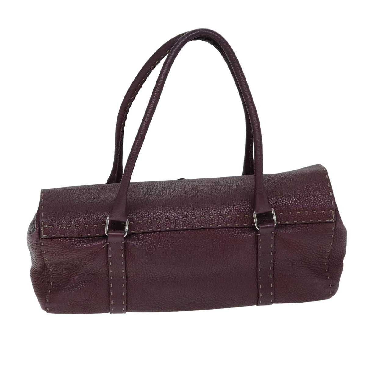 Luxury Fendi Celeria Shoulder Bag Leather Purple78534