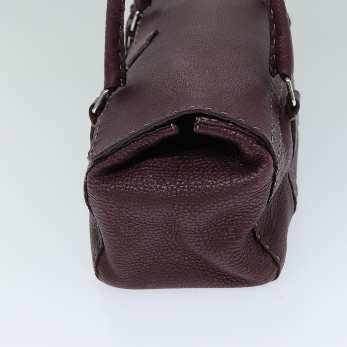 Luxury Fendi Celeria Shoulder Bag Leather Purple78534