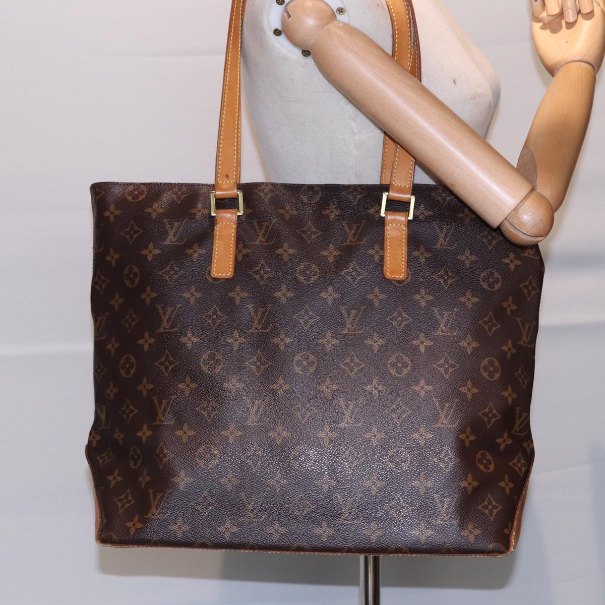 LOUIS VUITTON Monogram Cabas Mezzo Tote Bag M51151 LV 78559