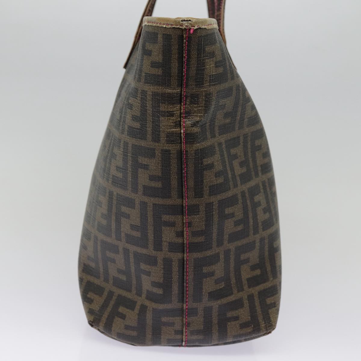 Luxury Fendi Zucca Canvas Tote Bag Brown Gold78561