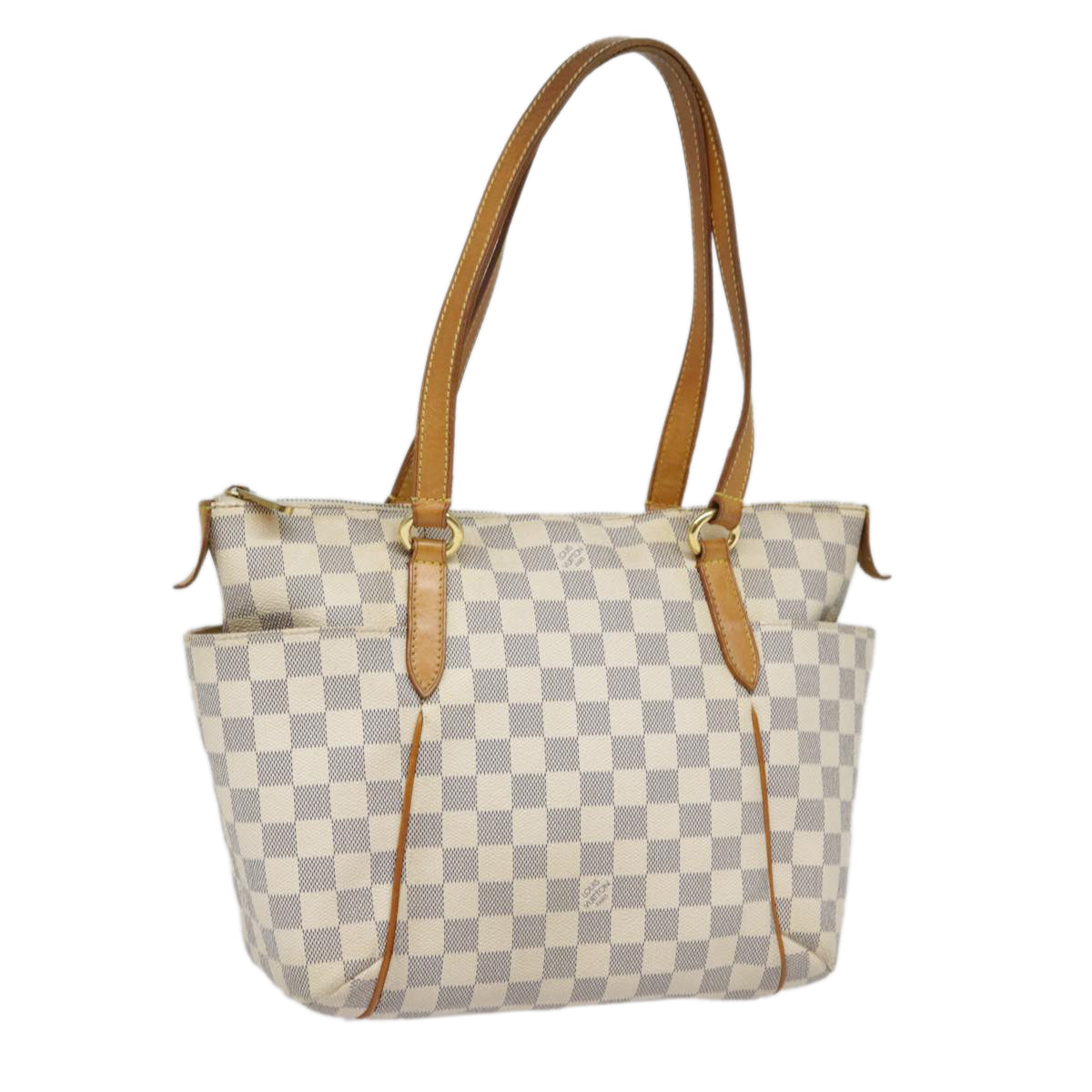 LOUIS VUITTON Damier Azur Totally PM Tote Bag N41280 LV 78566