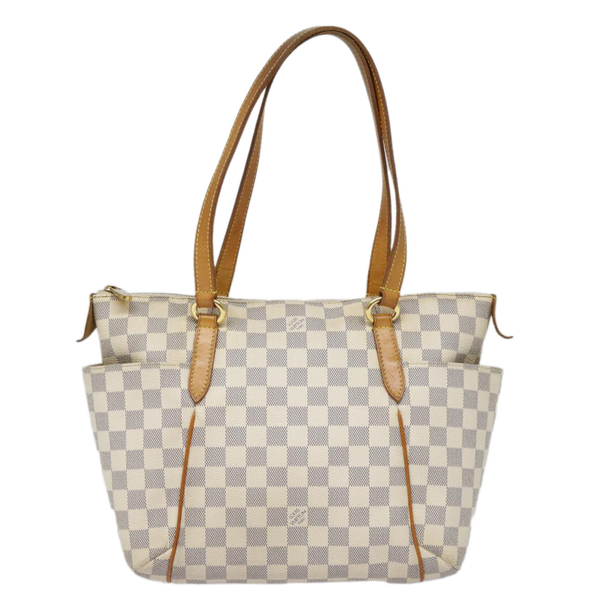 LOUIS VUITTON Damier Azur Totally PM Tote Bag N41280 LV 78566