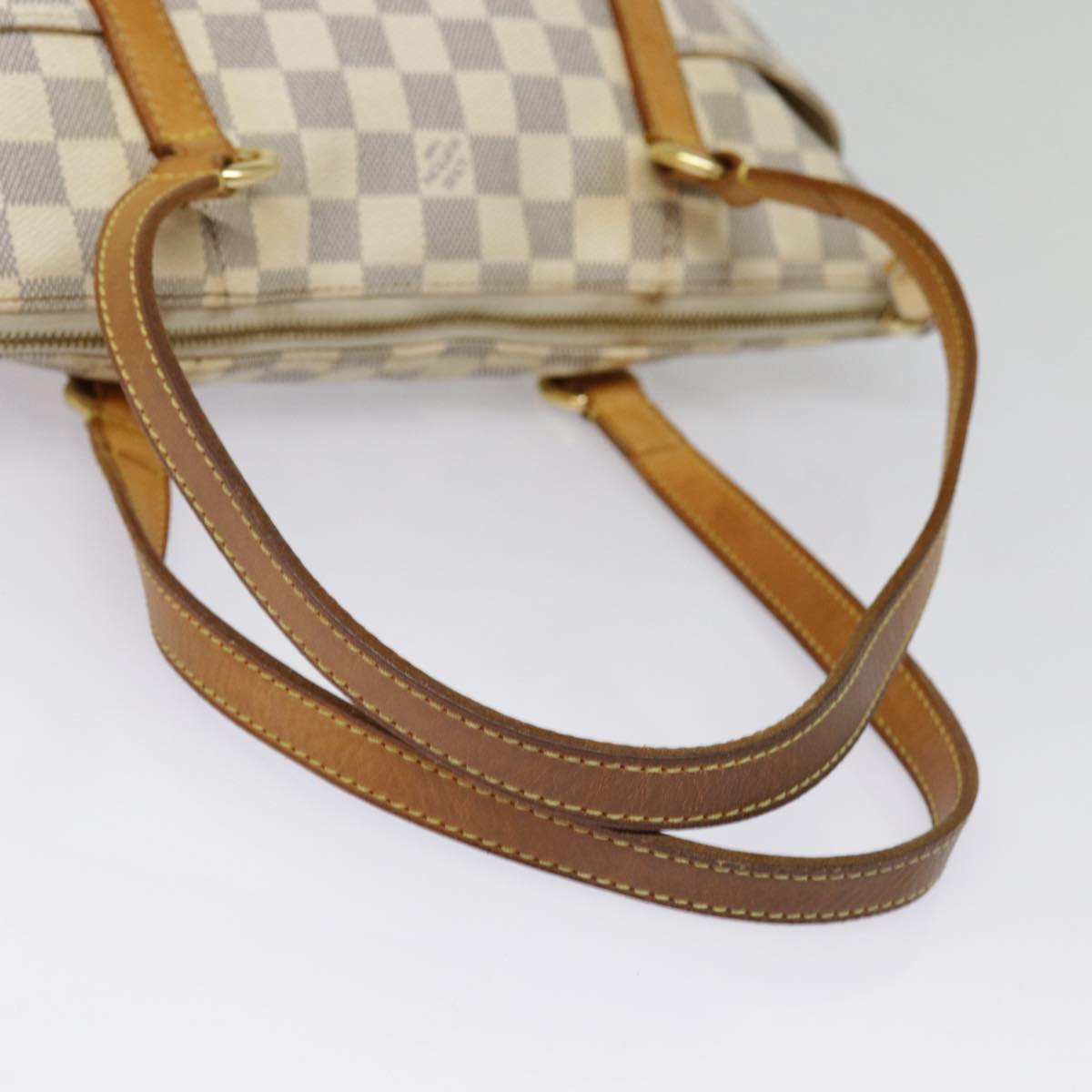 LOUIS VUITTON Damier Azur Totally PM Tote Bag N41280 LV 78566