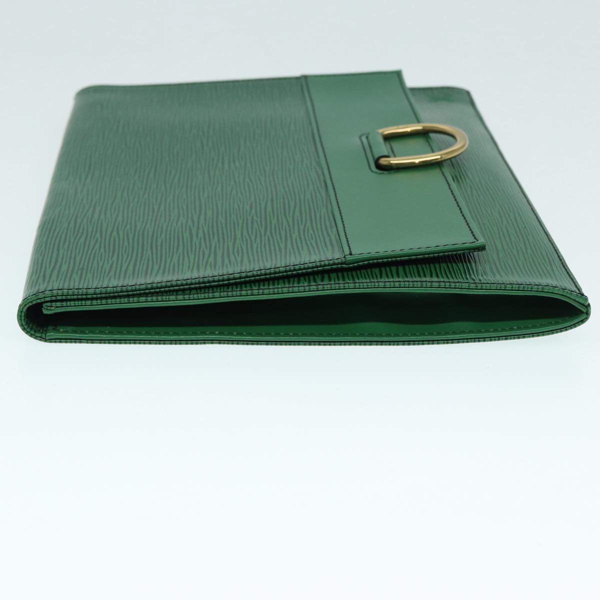 LOUIS VUITTON Epi Jena Clutch Bag Green M52724 LV 78574