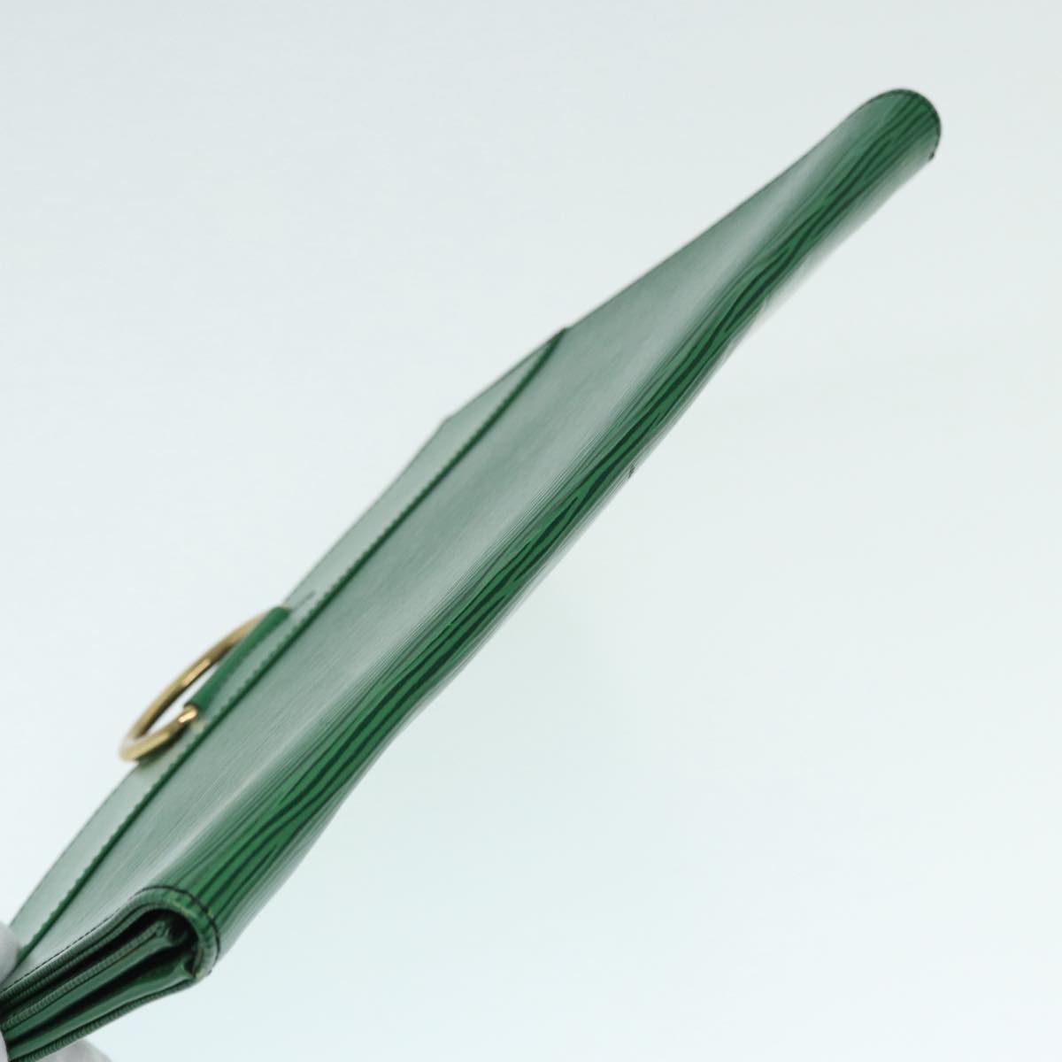 LOUIS VUITTON Epi Jena Clutch Bag Green M52724 LV 78574