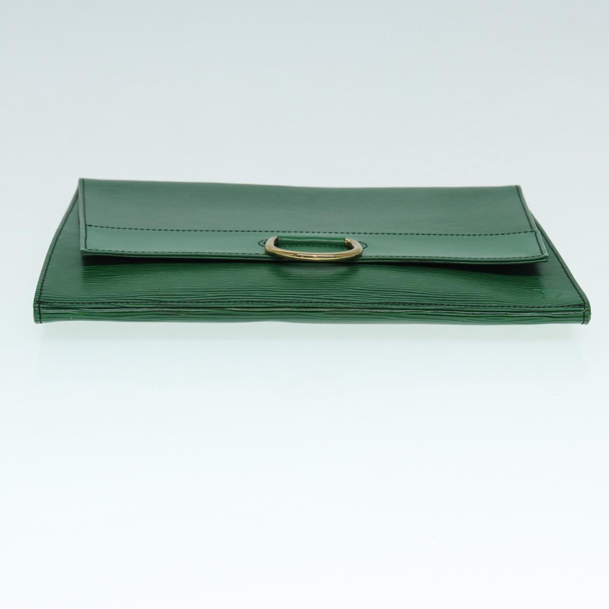 LOUIS VUITTON Epi Jena Clutch Bag Green M52724 LV 78574